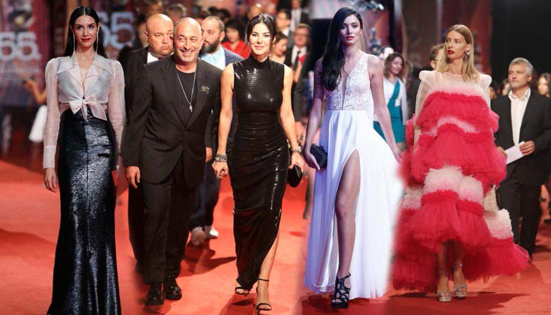 Antalya Uluslarası Film Festivali'nde kırmızı halıda şıklık yarışı
