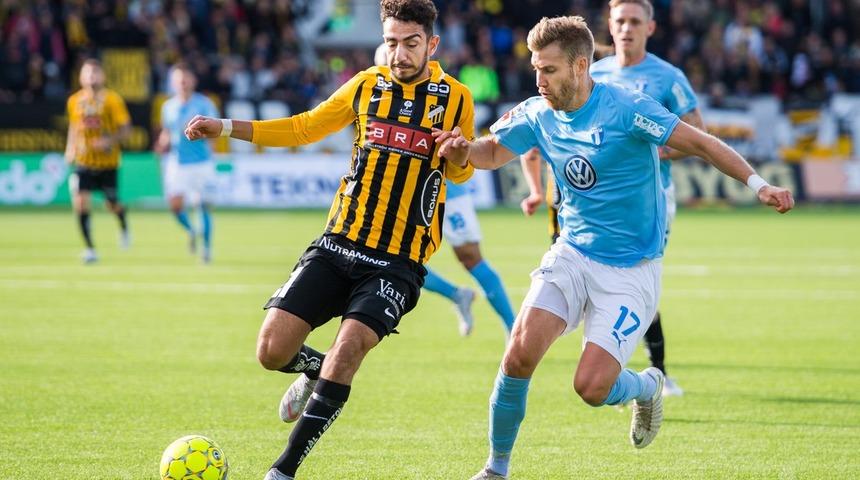 Beşiktaş'ın UEFA Avrupa Ligi'ndeki rakibi Malmö, Hacken ile 1-1 berabere kaldı