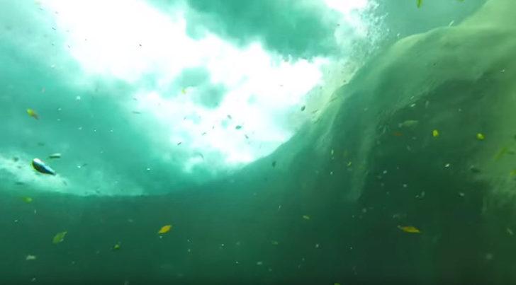 Şelaleye girdi, bulduğuna inanamadı! G4