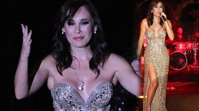 Funda Arar'ın derin yırtmacı dikkat çekti!