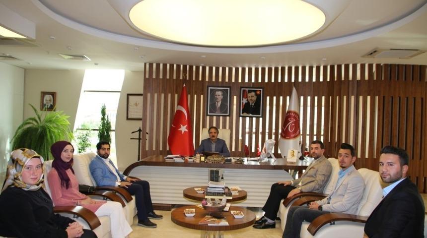 TÜGVA İl Temsilcisi Alkan, Rektör Bağlı’yı ziyaret etti