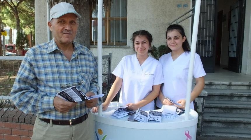 Burhaniye&rsquo;de kanser taraması