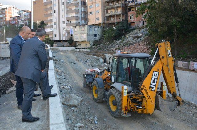 Sakindere’de belediye asfalt çalışması başlattı