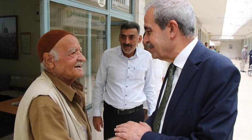 Demirkol zahireciler borsası esnafını ziyaret etti