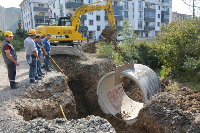 Kdz. Ereğli Belediyesi su taşkınlarına karşı önlem alıyor