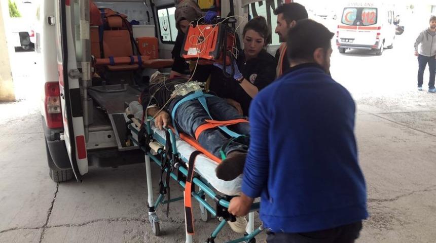 Asansör boşluğuna düşen işçi ağır yaralandı