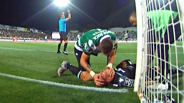 Sporting Lizbon kalecisi Romain Salin beyin sarsıntısı geçirdi