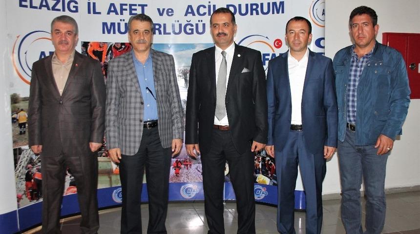 AFAD-SEN Genel Başkanı Çelik’in Elazığ ziyareti