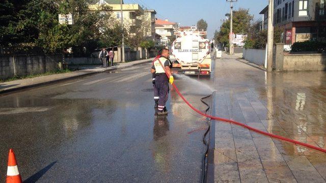 Düzce’de cadde ve sokaklar yakınıyor