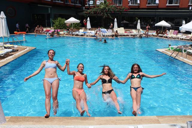 Antalya turizminde, ekimde temmuz rakamları