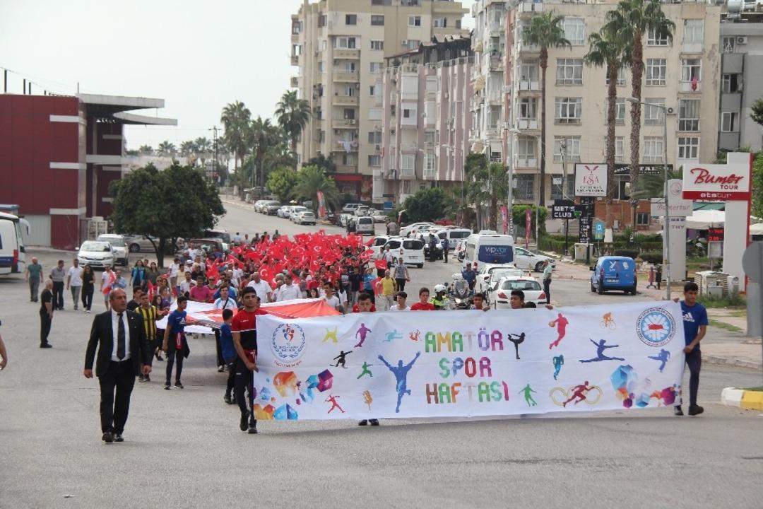 Mersin&rsquo;de Amat&ouml;r Spor Haftası kutlamaları başladı