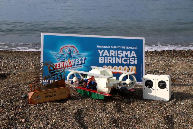 Su altı drone'u ile Teknofest'te birinci oldular, hedefleri savunma sanayi