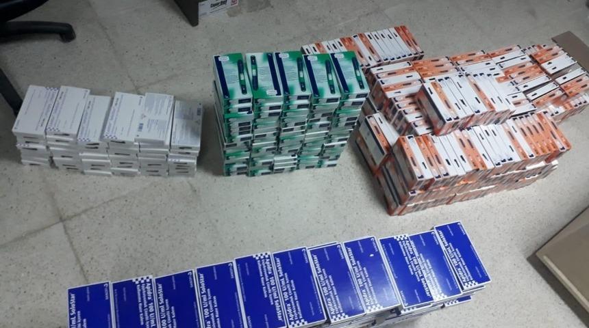 Van’da 90 bin TL’lik kaçak ilaç ele geçirildi