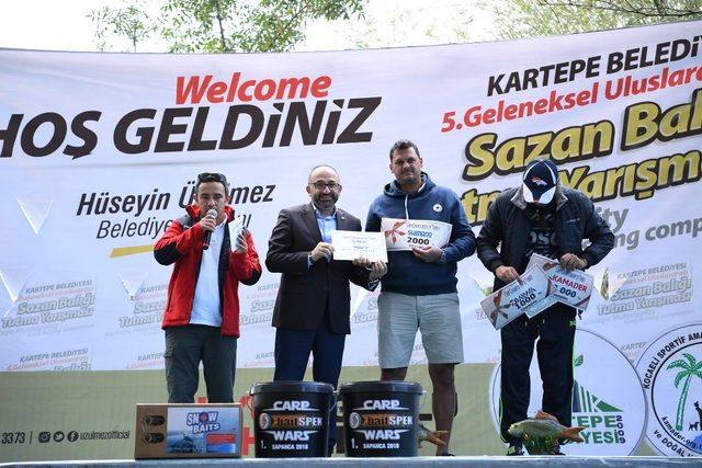 Sazan Balığı Tutma Yarışması’nda ödüller sahiplerini buldu