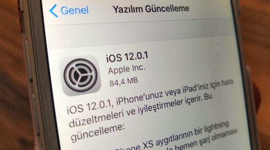 iOS 12.0.1 çıktı! Hemen indir!