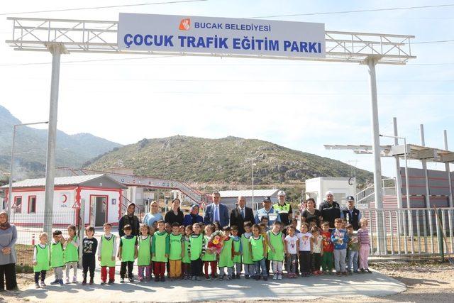 Çocuk Trafik Eğitim Parkında öğrenciler ağırlandı