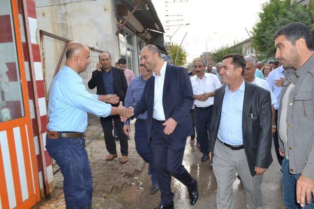AK Parti İl Başkanı Karataş Elbeyli ilçesini ziyaret etti
