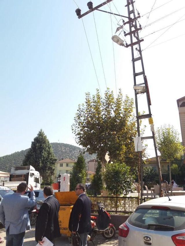 Vezirhan’da elektrik nakil hatları yer altına alınıyor