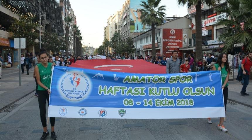 Denizli&rsquo;de &lsquo;Amat&ouml;r Spor Haftası&rsquo; kutlamaları başladı