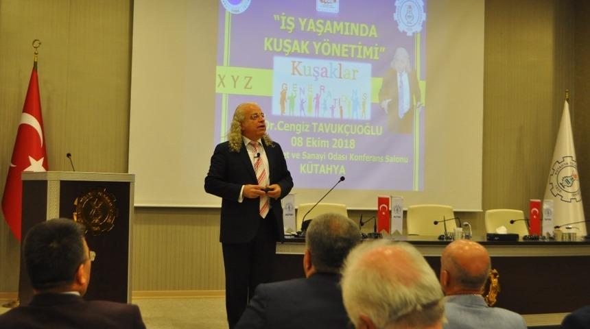 K&uuml;tahya&rsquo;da &rsquo;İş Yaşamında Kuşak Y&ouml;netimi&rsquo; konulu eğitim
