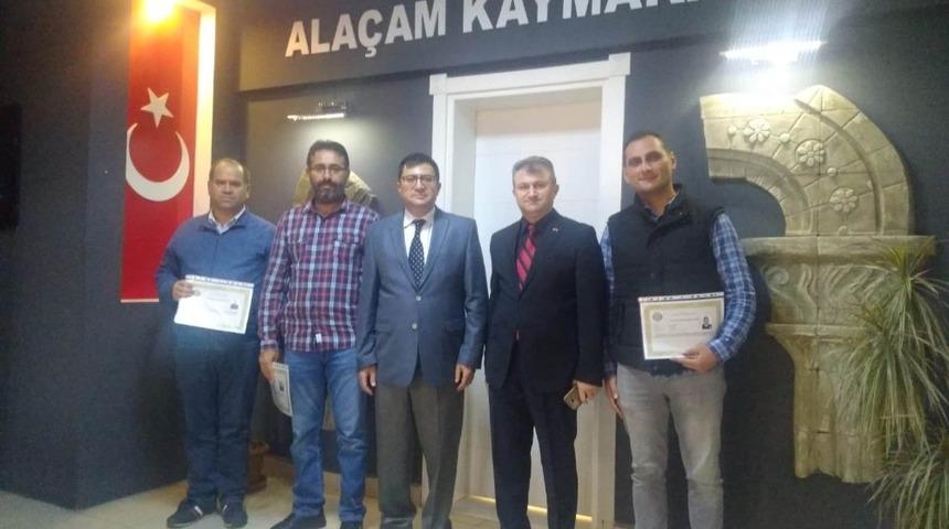 Kaymakam Zaman&rsquo;dan başarılı polislere "&Uuml;st&uuml;n Başarı Belgesi"