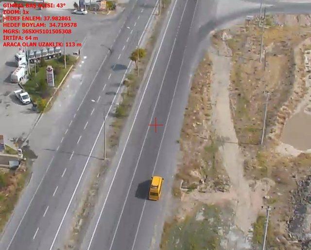 Niğde’de drone ile trafik denetimi yapıldı