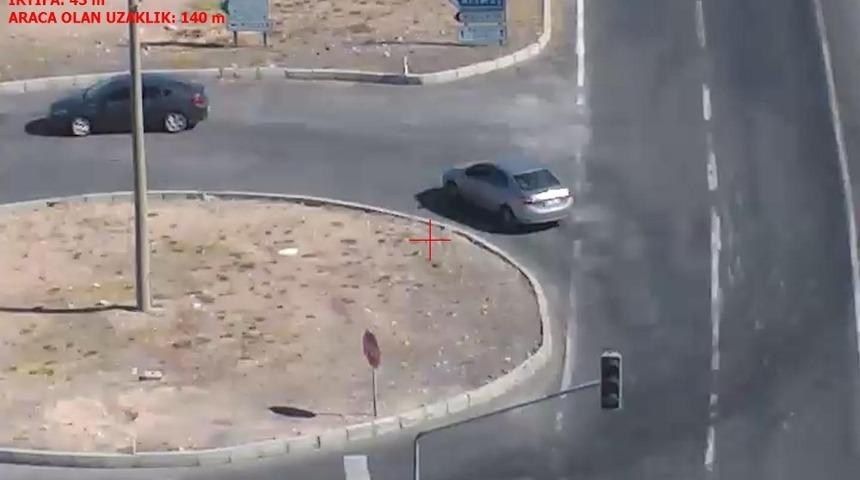 Niğde&rsquo;de drone ile trafik denetimi yapıldı