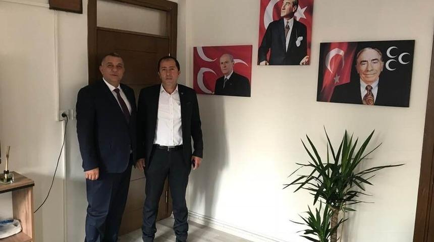 MHP Başkan aday adayı bıyık’a hayırlı olsun ziyareti