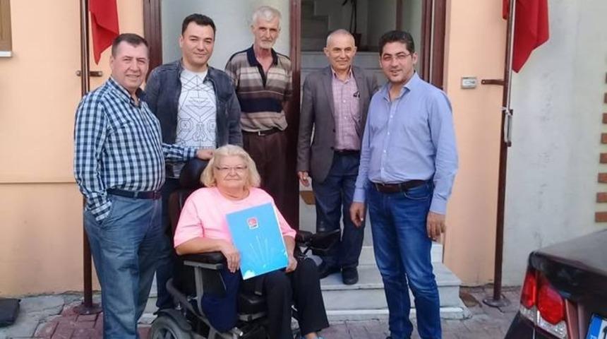 Engelli aday, meclis üyeliği için başvuru yaptı