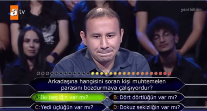 Kim Milyoner Olmak İster'de 1 milyon TL'lik soru heyecanı G2