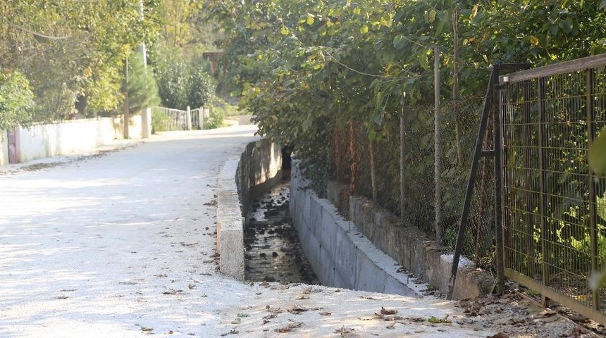 Yanık Mahallesi&rsquo;nde dere taşmalarına son