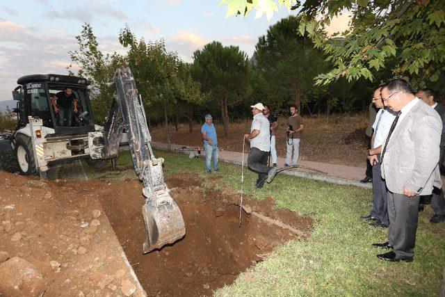 PAÜ’de çöpler yer altına alınıyor