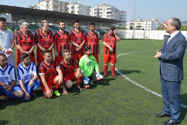 Önce dua ettiler, sonra maça başladılar