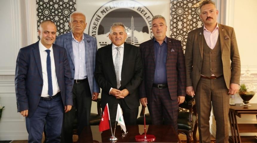 Tekstilkent Sanayici ve İşadamları Derneği  Başkan Memduh B&uuml;y&uuml;kkılı&ccedil;&rsquo;ı ziyaret etti