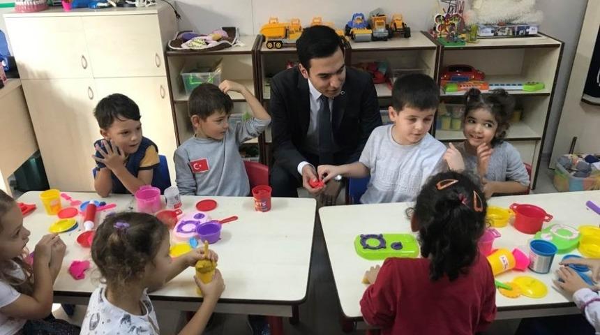 Kaymakam Uğuz Anaokulu&rsquo;nu ziyaret etti