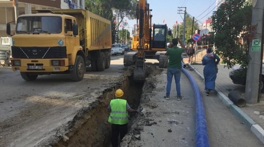 G&ouml;lmarmara merkeze 3 kilometre i&ccedil;me suyu hattı