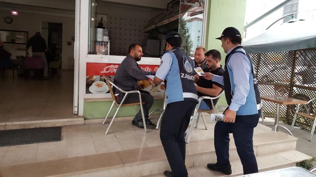 Zabıtadan broş&uuml;rl&uuml; ceza