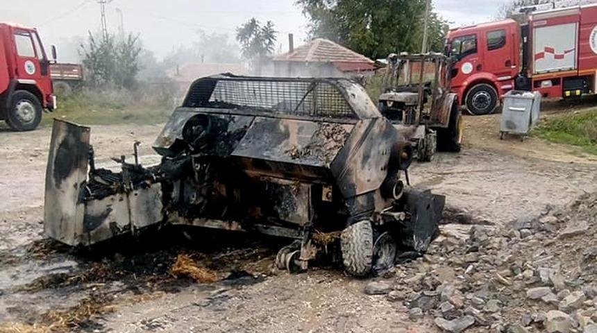 Hayrabolu&rsquo;da saman yangını