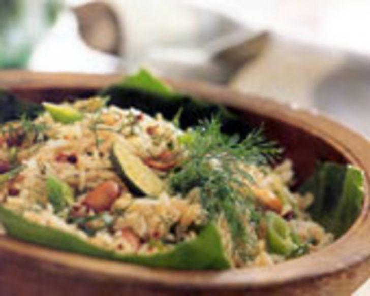 Acılı Fıstıklı Pilav