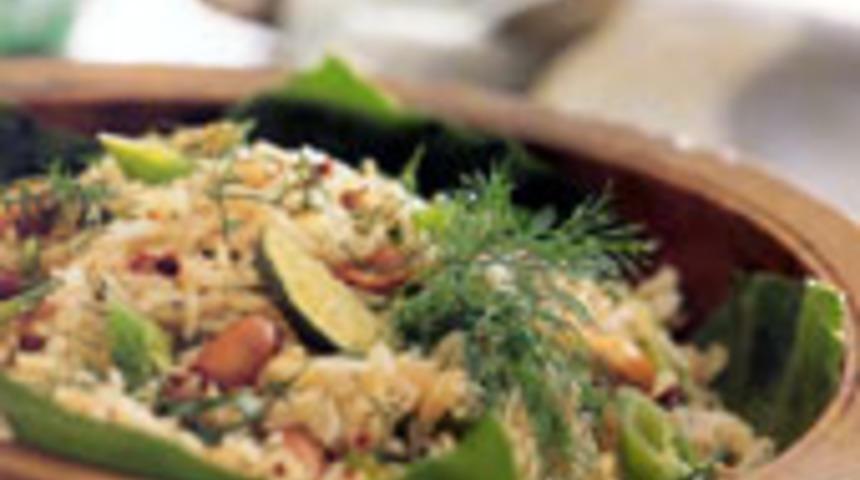 Acılı Fıstıklı Pilav