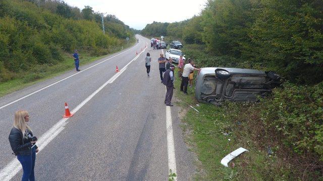 Sinop’ta trafik kazası: 1 yaralı