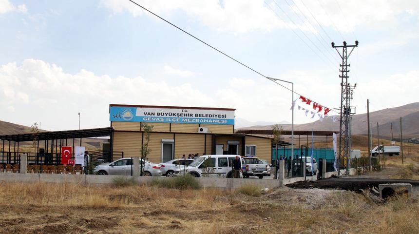 Van'da, mezbaha ve katı atık transfer istasyonu hizmete girdi