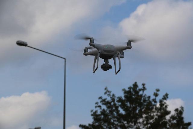 Drone'lu denetim, kemer taktırdı