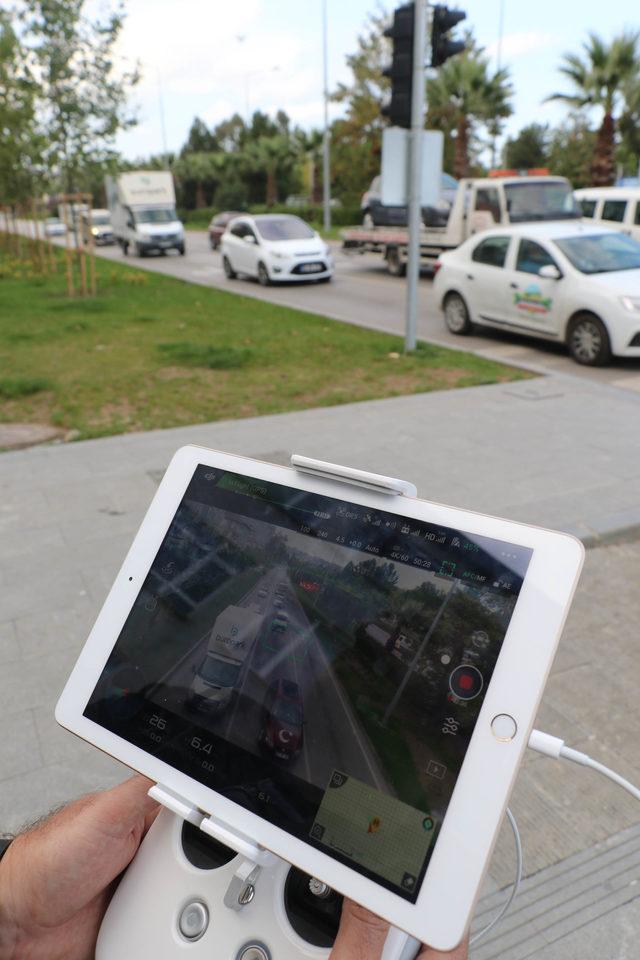 Drone'lu denetim, kemer taktırdı