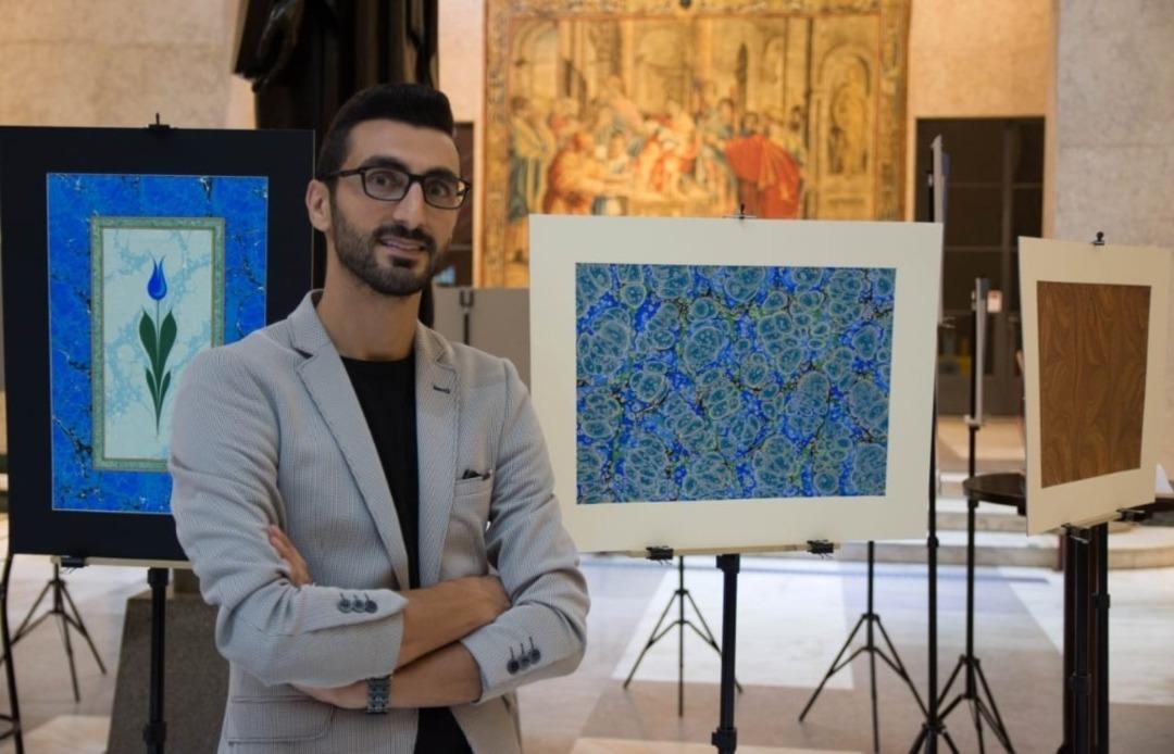 D&uuml;zce &Uuml;niversitesi Latin Amerikalılara Ebru Sanatını tanıttı