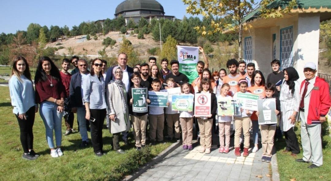 DP&Uuml; TEMA Topluluğu&rsquo;ndan fidan dikimi ve &ccedil;evre temizliği etkinliği