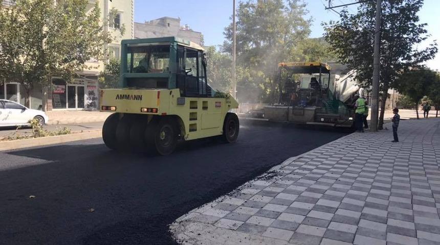 1. &Ccedil;evreyolunda asfalt &ccedil;alışması yapıldı