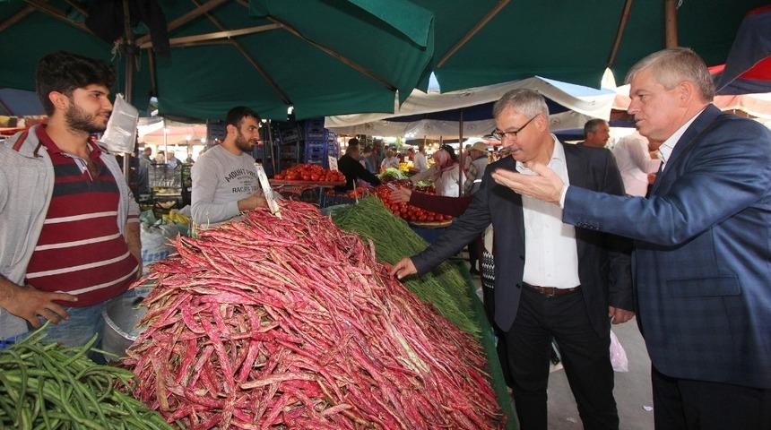 Başkan Yaralı&rsquo;dan pazar denetimi
