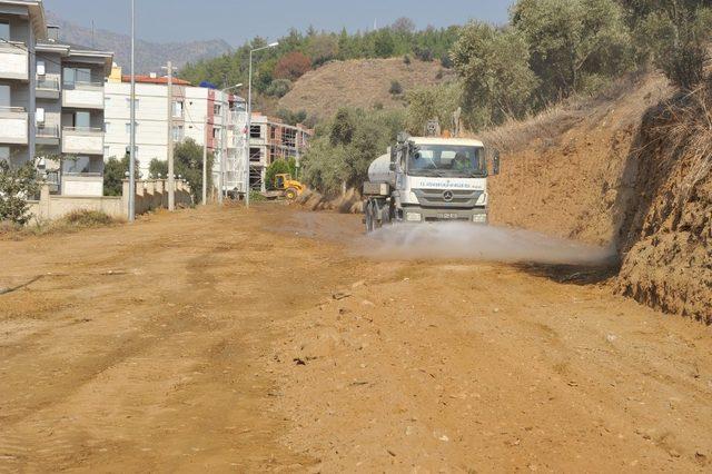 Büyükşehirden İsabeyli’de yol hamlesi