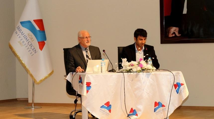 İÇÜ’de ‘Küresel Ekonomik Gelişmeler’ konferansı verildi